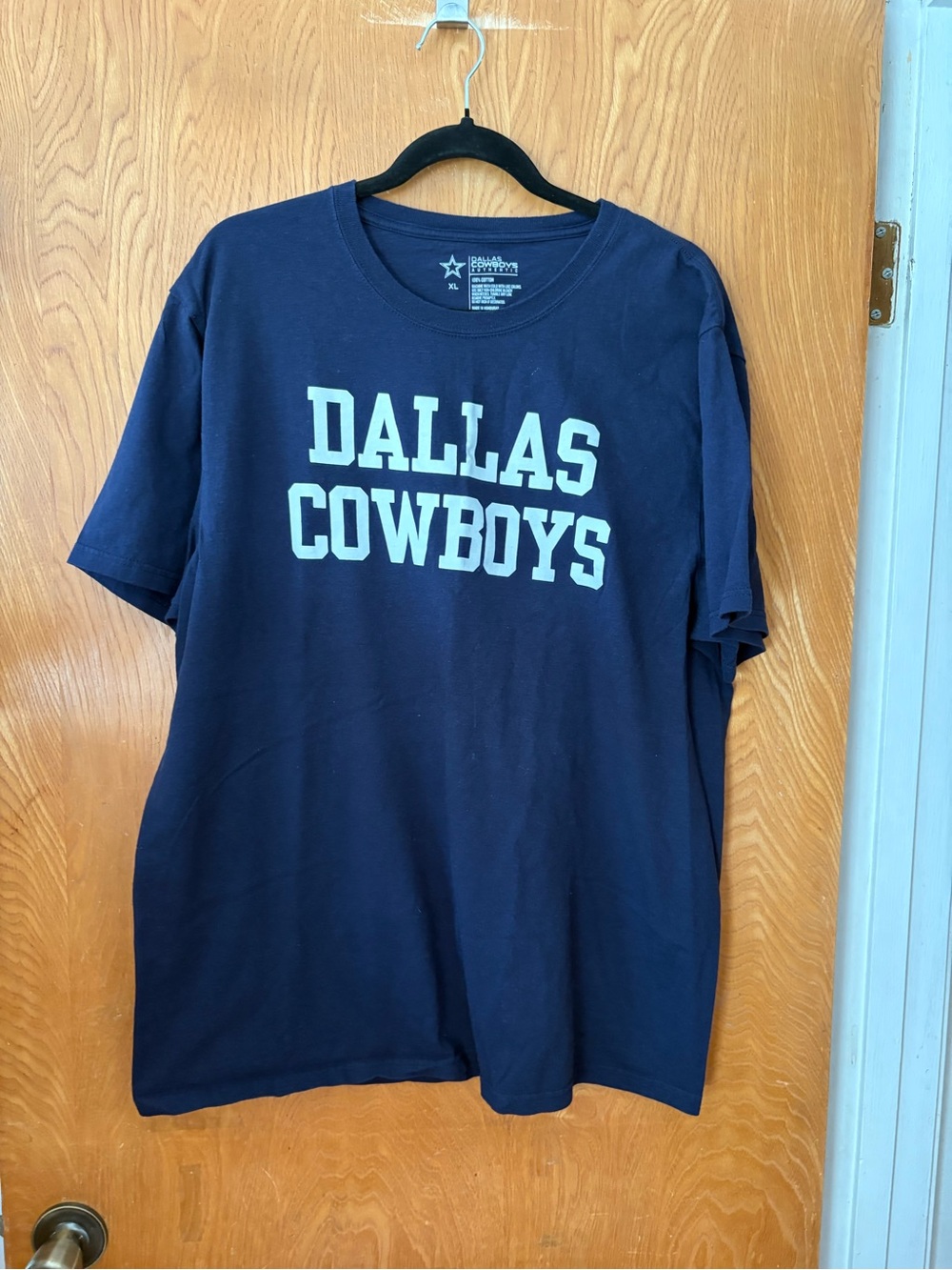 NFL Dallas Cowboys Navy Short-Sleeve Graphic Tee XL